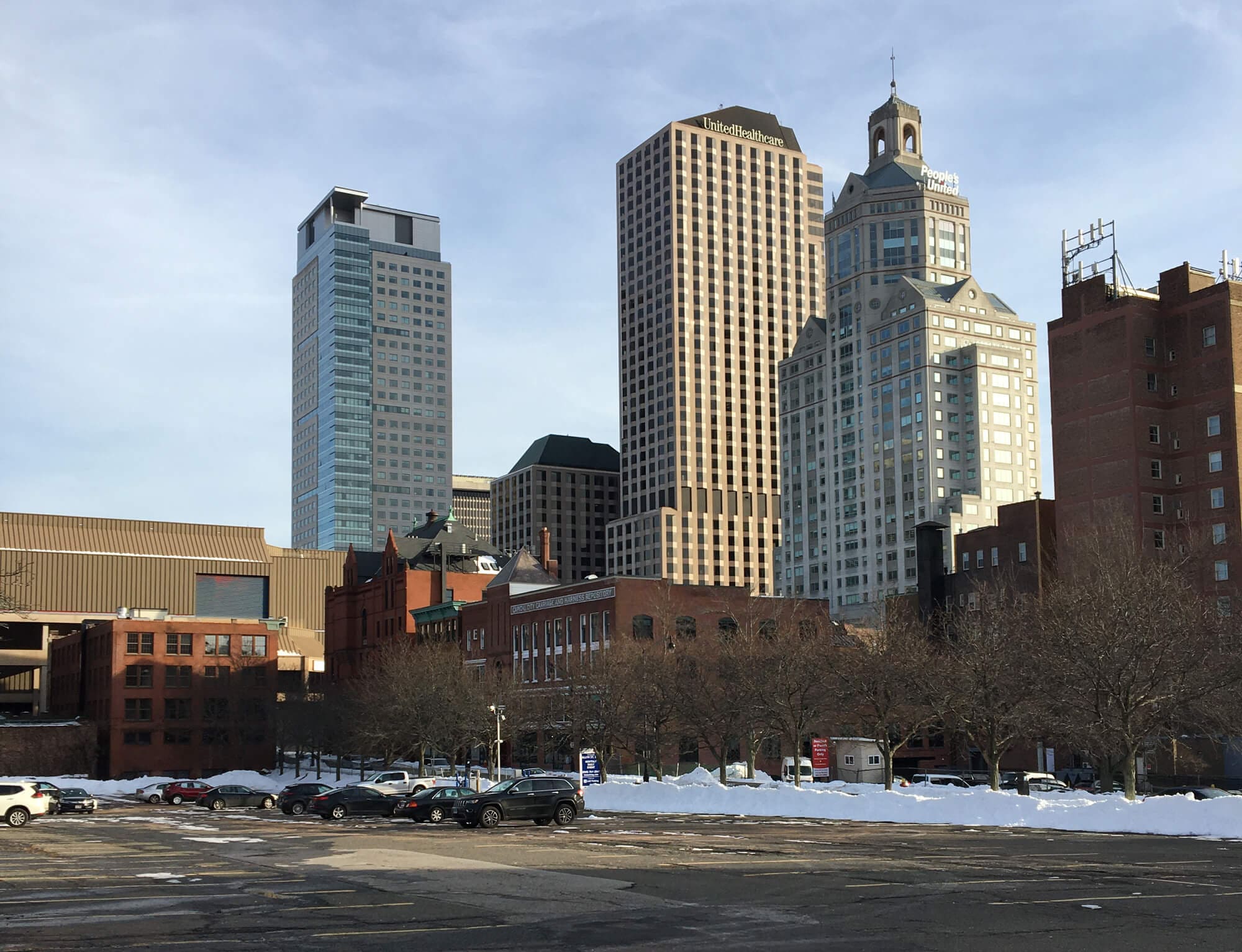 Allyn Street Parking Lot Shelbourne Hartford CT