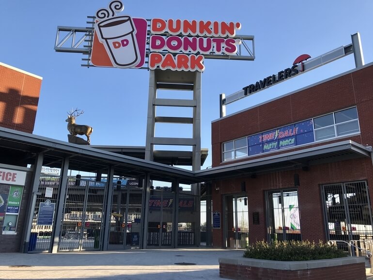 Dunkin' Donuts Park in downtown Hartford.